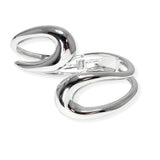 106422, CUTOUT GEOMETRIC METAL OPEN CUFF BRACELET