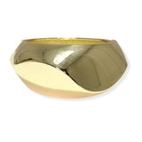 106424, WAVY CUT METAL BANGLE BRACELET