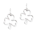 106426, ST. PATRICKS DAY CUTOUT CLOVER DANGLE EARRING