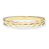 106441, WAVY ACCENT STAINLESS STEEL BANGLE BRACELET