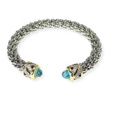 106526, 14K GOLD PLATED, PAVE CHEVRON, CUBIC ZIRCONIA ACCENT DESIGNER INSPIRED CUFF BRACELET