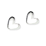 106592, HEART STUD EARRING