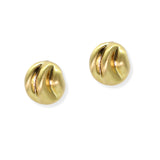 106594, GEOMETRIC TEXTURED STUD EARRING