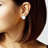 106600, ROUND STUD EARRING
