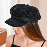 106615, DOUBLE C ACCENT NEWSBOY HAT