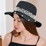 106618, PEARL BAND ACCENT FEDORA HAT