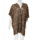 106634, ANIMAL LEOPARD PATTERN COVER UP