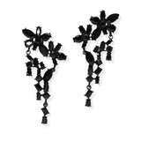 106652, GEOMETRIC RHINESTONE DROP DANGLE EARRING