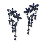 106652, GEOMETRIC RHINESTONE DROP DANGLE EARRING