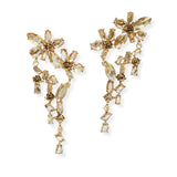 106652, GEOMETRIC RHINESTONE DROP DANGLE EARRING