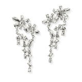 106652, GEOMETRIC RHINESTONE DROP DANGLE EARRING