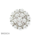 106678, CONE, POINTED RHINESTONE ACCENT PIN BROOCH