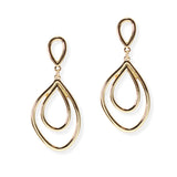 106693, CUTOUT GEOMETRIC METAL DANGLE EARRING