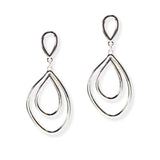 106693, CUTOUT GEOMETRIC METAL DANGLE EARRING