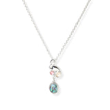 106708, TROPICAL FLAMINGO PENDANT NECKLACE
