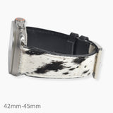 106752, WESTERN FURRY COW LEATHER APPLE WATCH BAND