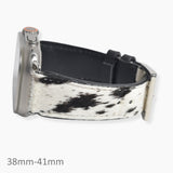 106752, WESTERN FURRY COW LEATHER APPLE WATCH BAND