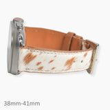 106752, WESTERN FURRY COW LEATHER APPLE WATCH BAND