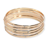 106764, CRYSTAL RHINESTONE ACCENT STACKABLE BANGLE BRACELET