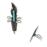 106785, WESTERN THEMED LEAF CUFF RING