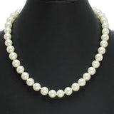 106796, 10MM GLASS PEARL BEADED NECKLACE