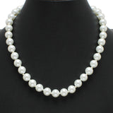 106796, 10MM GLASS PEARL BEADED NECKLACE