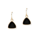 107130, GEOMETRIC CUBIC ZIRCONIA DANGLE EARRING