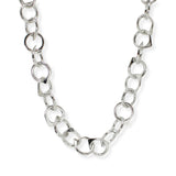 106863, GEOMETRIC ROUND CHAIN NECKLACE