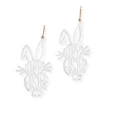106880, HAPPY EASTER, BUNNY DANGLE EARRING