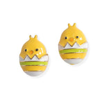 106883, EASTER EGG ENAMEL STUD EARRING