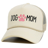106892, DOG MOM, PAW EMBROIDERED MESH TRUCKER HAT