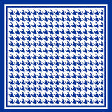 106951, HOUNDSTOOTH PRINTED SQUARE SILKY SCARF