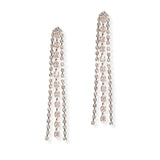 106964, CUBIC ZIRCONIA ACCENT CRYSTAL RHINESTONE DROP DANGLE EARRING