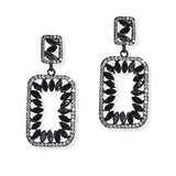 106965, MARQUISE ACCENT CRYSTAL RHINESTONE GEOMETRIC DANGLE EARRING