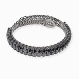 106967, OVAL CUBIC ZIRCONIA ACCENT RHINESTONE BRACELET