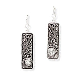 106982, FILIGREE BAR DANGLE EARRING