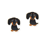 107008, DACHSHUND DOG STUD EARRING