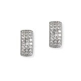 107062, MICRO PAVE CUBIC ZIRCONIA STUD EARRING
