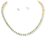 107064, RHINESTONE CHAIN NECKLACE