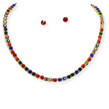 107064, RHINESTONE CHAIN NECKLACE