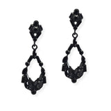 107068, GEOMETRIC RHINESTONE DANGLE EARRING