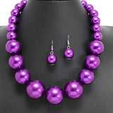 108405, BOLD SINGLE PEARL STRAND NECKLACE