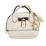 108756, LEATHER PURSE HANDBAG POUCH KEYCHAIN BAG CHARM