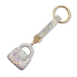 108758, BLING CRYSTAL EMBELLISHED PURSE HANDBAG KEYCHAIN BAG CHARM