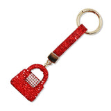 108758, BLING CRYSTAL EMBELLISHED PURSE HANDBAG KEYCHAIN BAG CHARM
