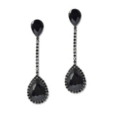 108789, TEARDROP ACCENT CRYSTAL RHINESTONE DANGLE EARRING
