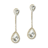108789, TEARDROP ACCENT CRYSTAL RHINESTONE DANGLE EARRING