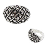 108799, WESTERN BALL TEXTURED STRETCH RING