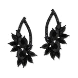 108808, MARQUISE OVAL ACCENT CRYSTAL RHINESTONE EARRING