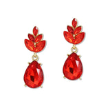 108835, TEARDROP MARQUISE RHINESTONE ACCENT DANGLE EARRING